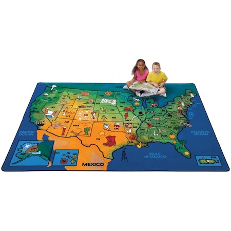 Carpets For Kids USA Learn and Play 7.67 ft. x 10.83 ft. Rectangle Carpet 2017